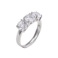 Ring Rebecca Woman Diana Galà in Silver Zircone SDAABB11